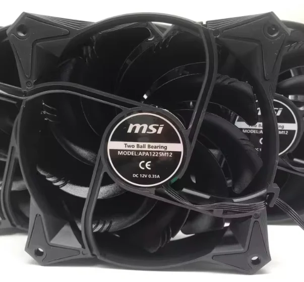 @+RGB APA1225M12 fan PWM range of 1500-2500 RPM FOR MSI MAG CORELIQUID 240R 360R whispering noise Frost integrated CPU Water fan image 4
