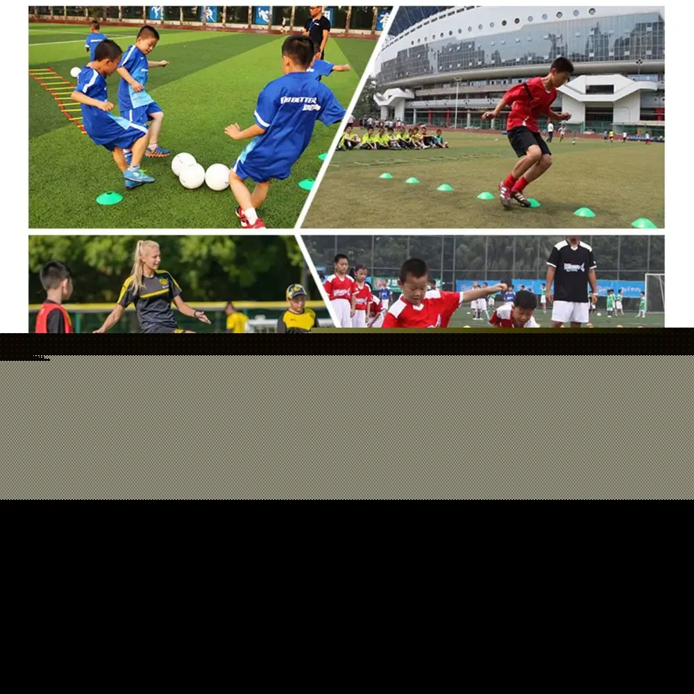 

50 шт. многоцветный футбольный тренировочный диск с логотипом и сумками для хранения, маркер для оборудования, конус препятствий, круглый рот