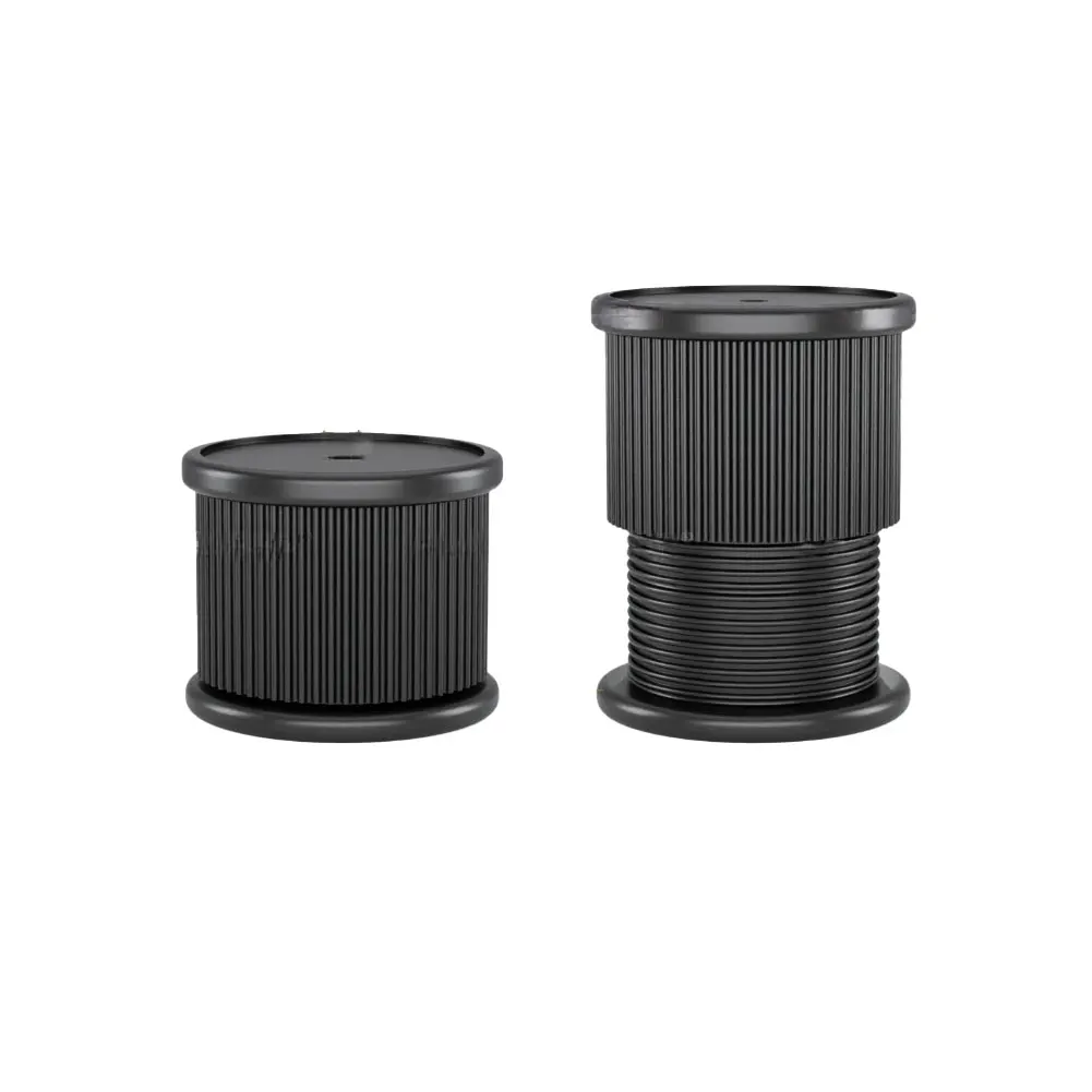 Black Anti-slip Legs Stable Adjustable Legs For Cabinets Cabinet Leveling Tool-free Setup Secure Grip Anti-vibration