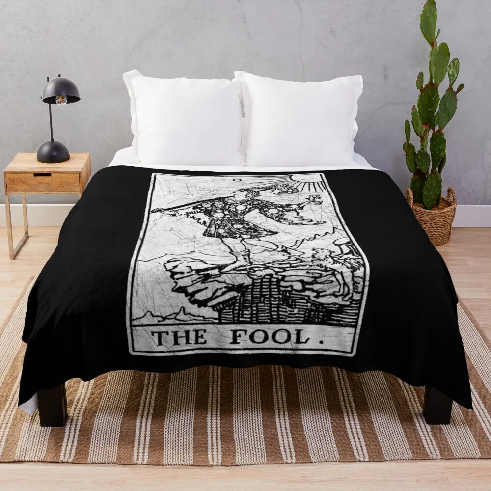 The Fool Tarot Card - Major Arcana - fortune telling - occult Throw Blanket Kid'S Polar Blankets