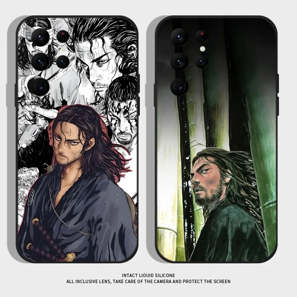 

Vagabond Miyamoto Musashi Phone Case For Samsung S24,S22 Ultra,S20,S30 plus,S22 plus,S23,S30 ultra 5G Silicone Cover