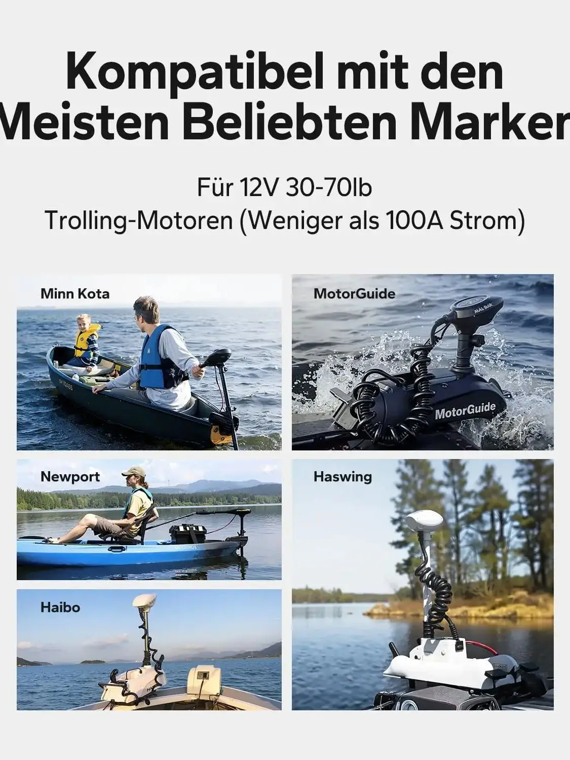 LiTime 12V 100Ah LiFePO4 batterie mit Tieftemperaturschutz, 4000-15000 Tiefzyklen für Trollingmotoren, Wohnmobile, Solaranlagen
