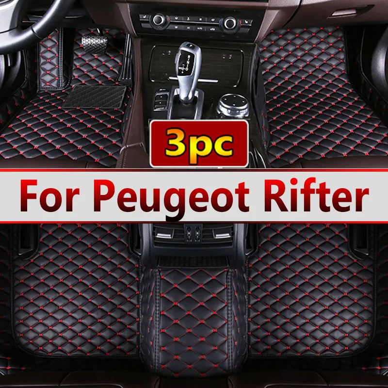 

Car Floor Mats For Peugeot Rifter K9 2019 2020 2021 2022 5seat Passenger Versions Waterproof Car Carpet Foot Mat Car Accessories