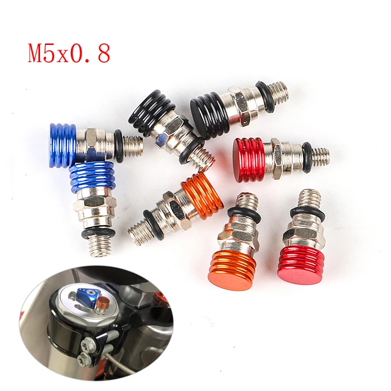 M5x0.8 Fork Air Bleeder Valve For Honda CR 80 85 125 250 500 CRF 250R 250X 450R 450X 250RX 450RX Kawasaki KX250F Yamaha Suzuki