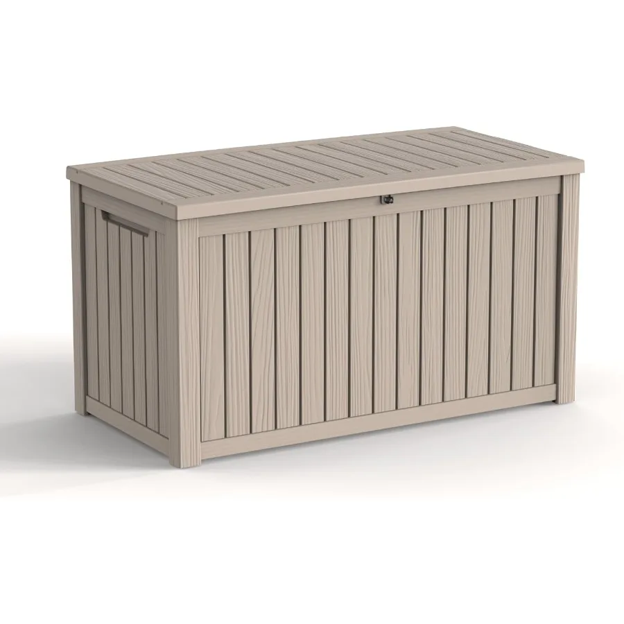 

Водонепроницаемый контейнер для хранения на открытом воздухе объемом 180 галлонов, для садовой мебели и подушек