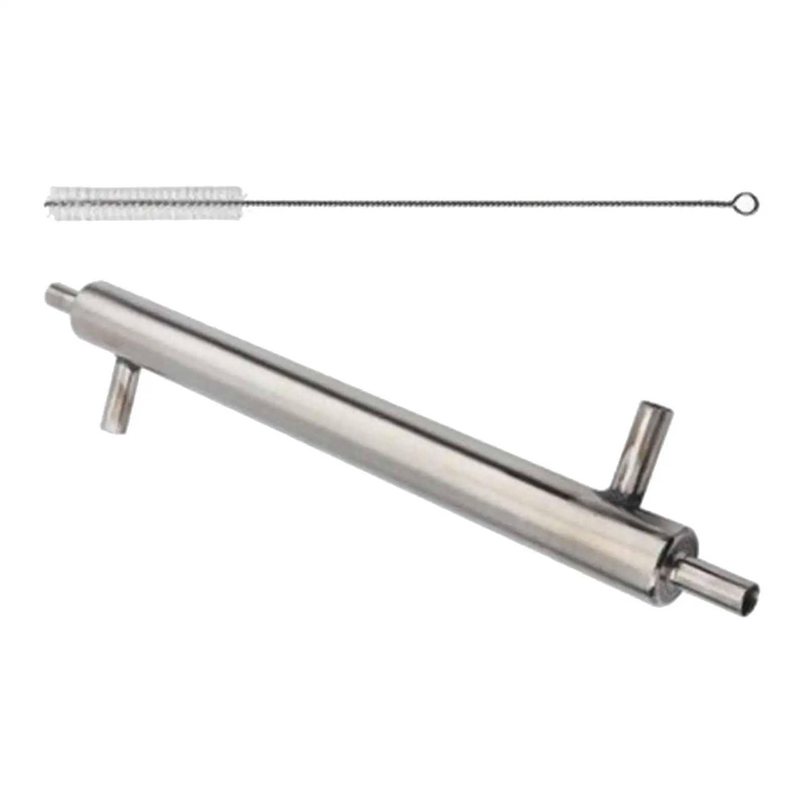 Condenser Tube Practical Cooler Stainless Steel for Home Brewery Whisky Maker Distillation Condenser Cooler Distiller Condenser