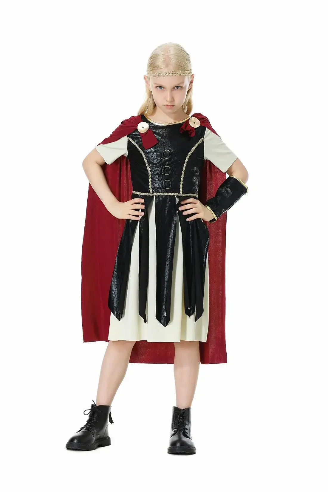 2025New Halloween Alten Römischen Krieger Schild Schwert Gladiator Cosplay Rollenspiel Kostüm Eltern-kind-Outfit