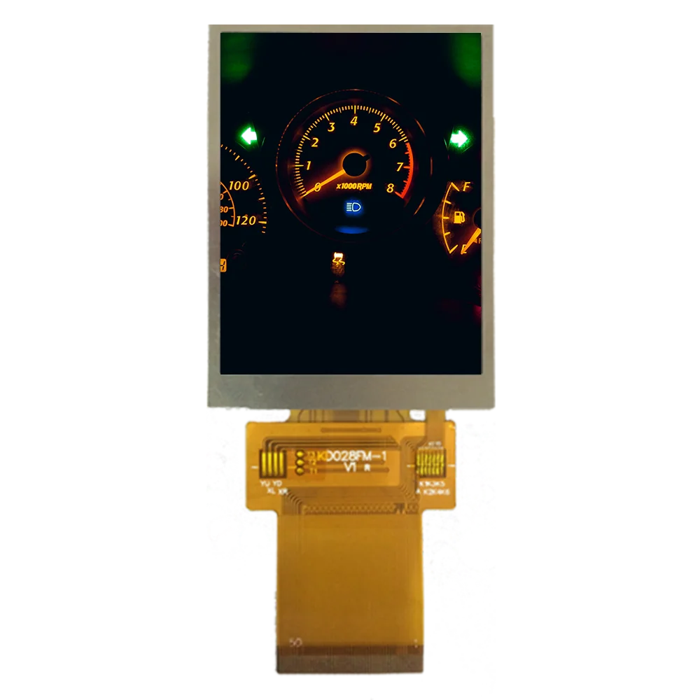 Tela lcd protrait 240x320 de 2.8 polegadas, interface mcu/spi/spi + rgb, todos os ângulos de visão, display ips, brilho 650nits, controlador st7789