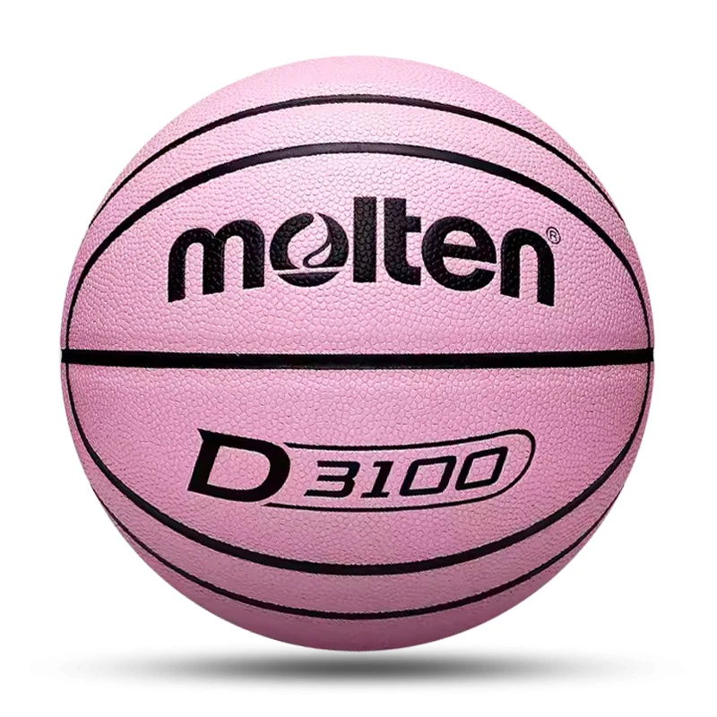 2023 Molten Basketball Ball Official Size 7 Pink Basketball Soft Wear-resistant PU Outdoor Indoor Training Game Men baloncesto