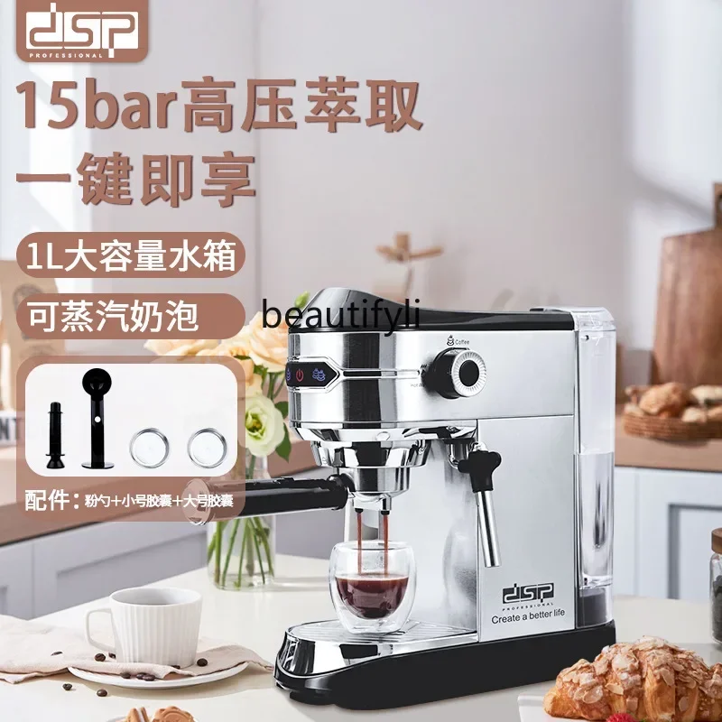 

Home Office Small Espresso Semi-automatic Steam Bar Milk Foam Machine Integrated Coffee Machine smt61