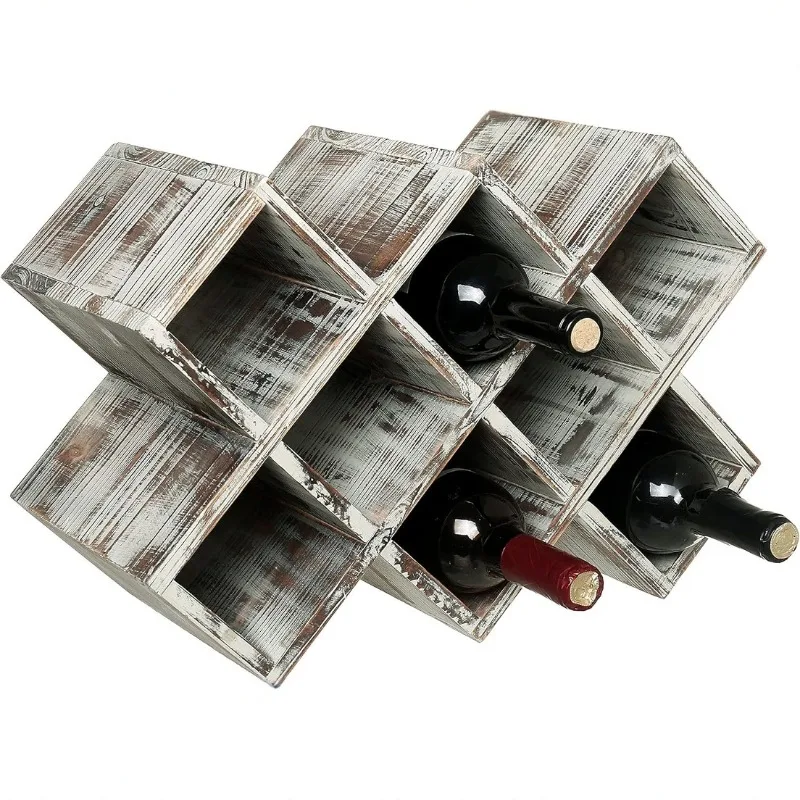 Wooden wine rack、wine display rack、 living room wine cabinet creative grapes、wine rack rack