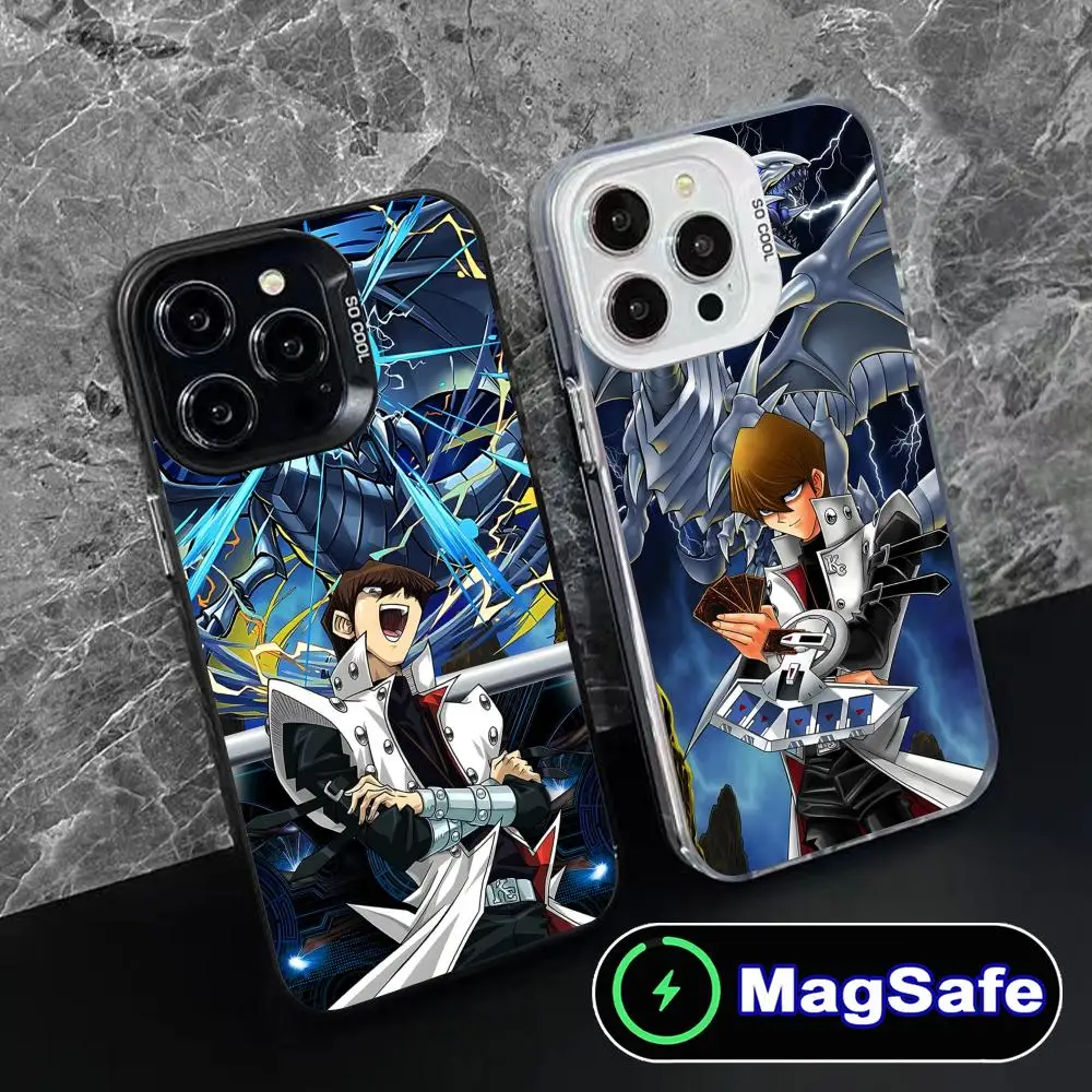 

Чехол для мобильного телефона Yugioh Seto Kaiba для iPhone 17, 16, 15, 14, 13, 12, 11 Air Pro Max Plus MagSafe, полупрозрачный красочный чехол, роскошный