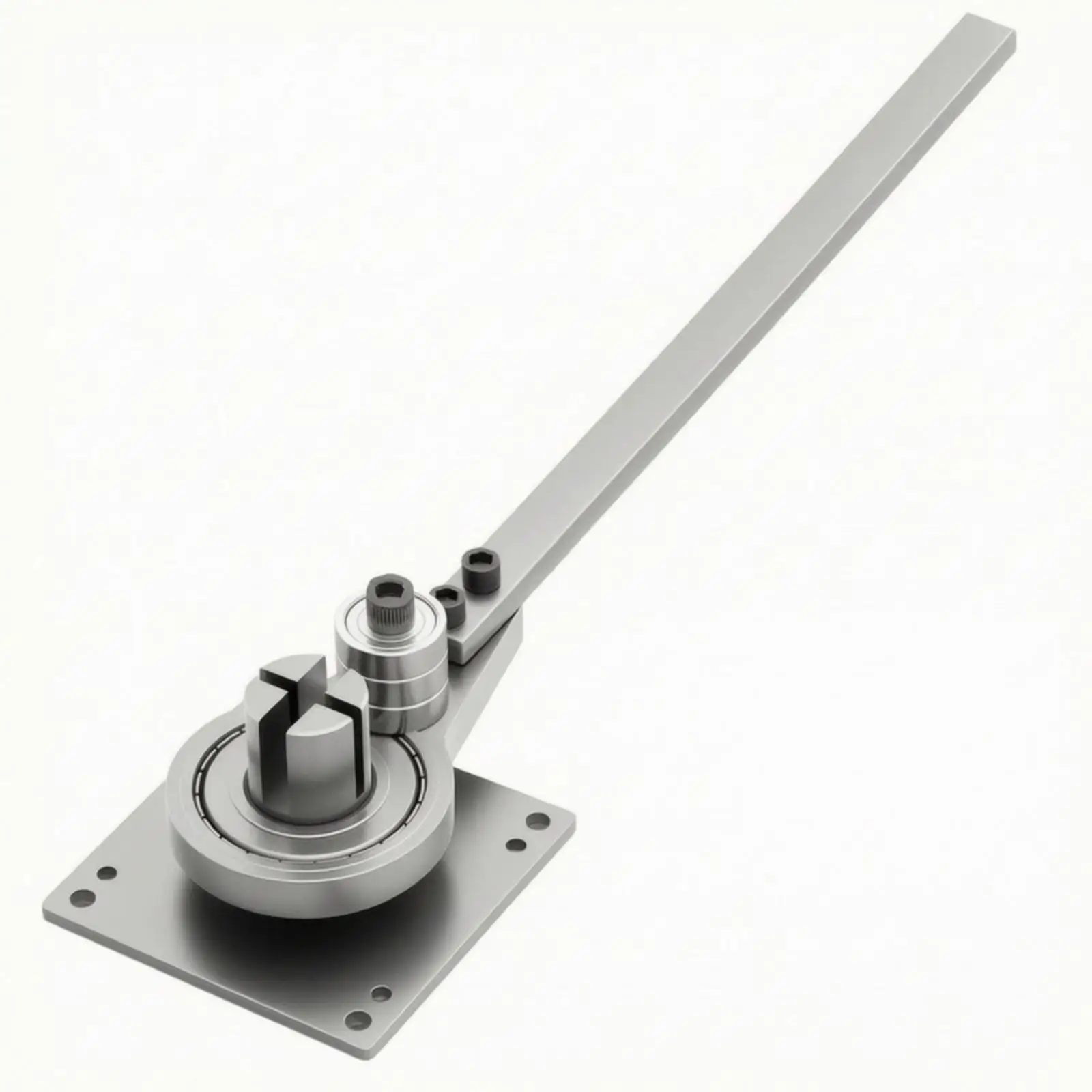 Versatile Manual Bending Machine for Metal Fabrication with Smooth Leverage and Mounting Holes