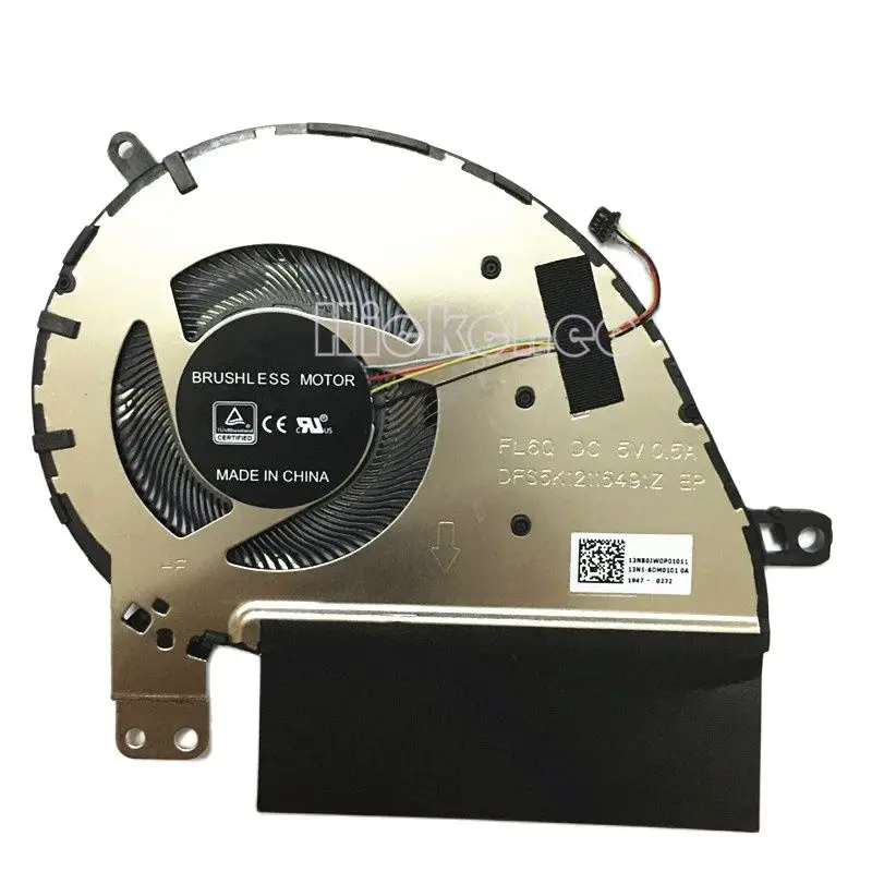 New CPU Cooling Fan Cooler for Asus Zenbook 13 UX333 UX333F UX333FN UX333FA DFS5K12115491Z