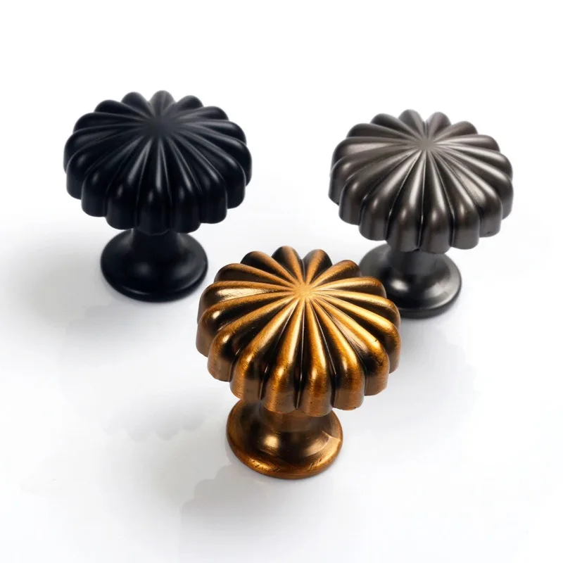 

3 PCS European style minimalist solid Aluminum alloy cabinet DIY pull handle classical luxury drawer knob cabinet door handle