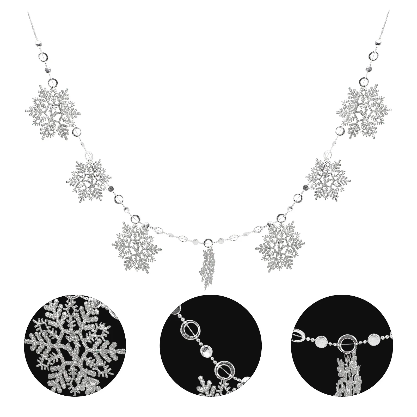 

2Pcs Shimmering Snowflake Ornaments for Xmas Tree Home Decor Holiday Party Pendant Gift Winter Ceiling Fireplace Decoration Xmas