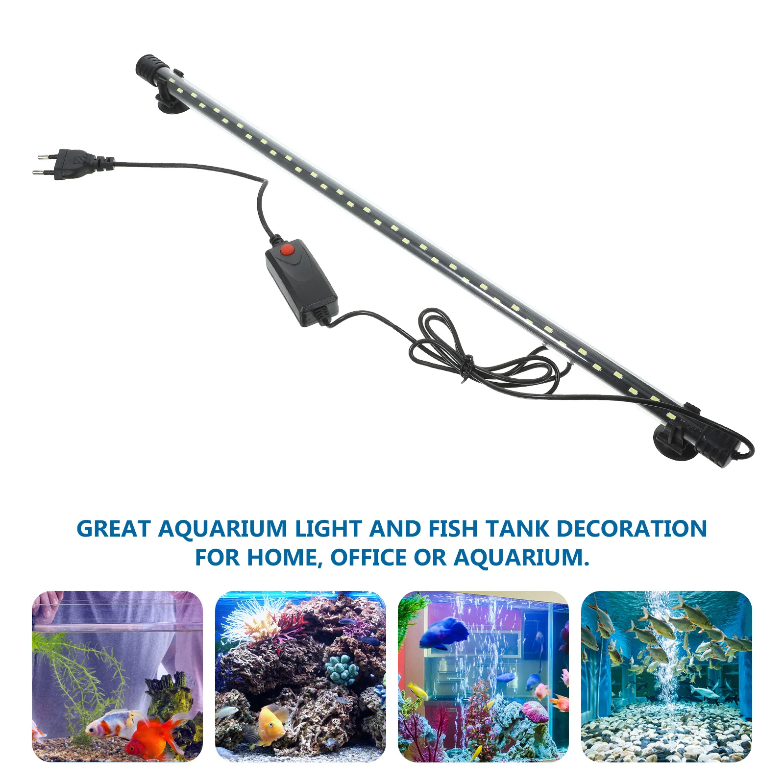 

1Pcs Fish Tank LED Lamp Premium Aquarium Lighting Device for All Scenes Creative LED Lamp Fish Tank Decor Lighting Device