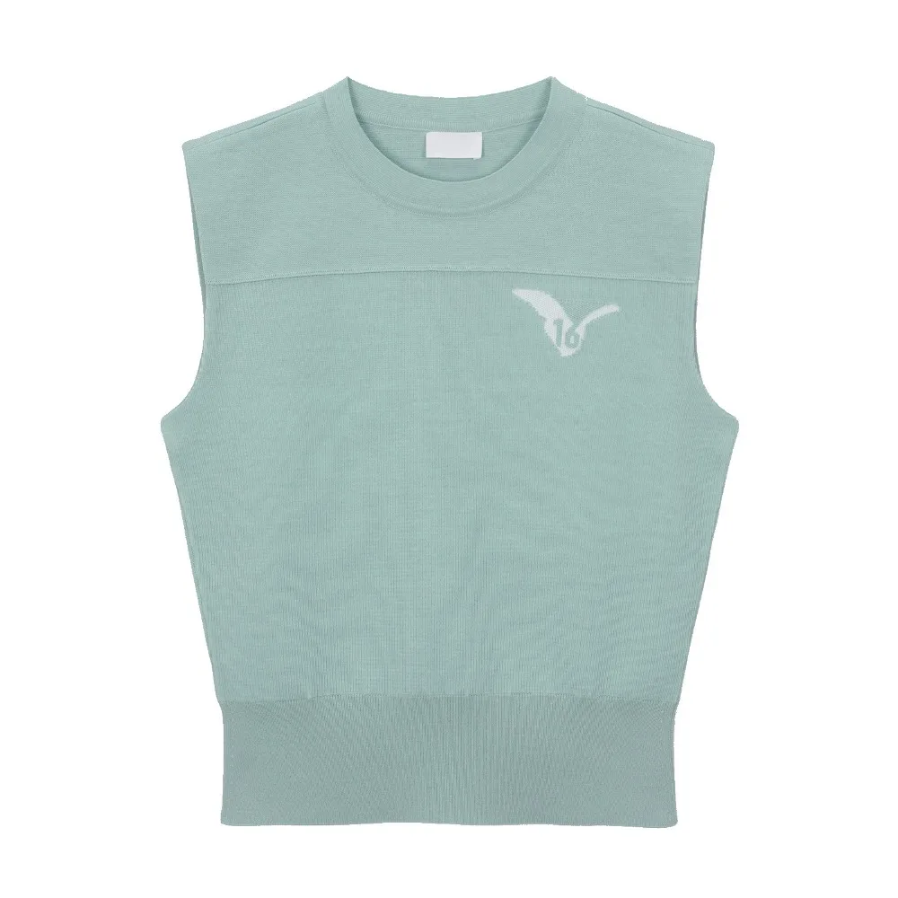 

"Youthful and Energetic! Women's Autumn Warm Knitted Vest! Golf, Sports High Elasticity, New Sleeveless T-shirt, Luxury!"