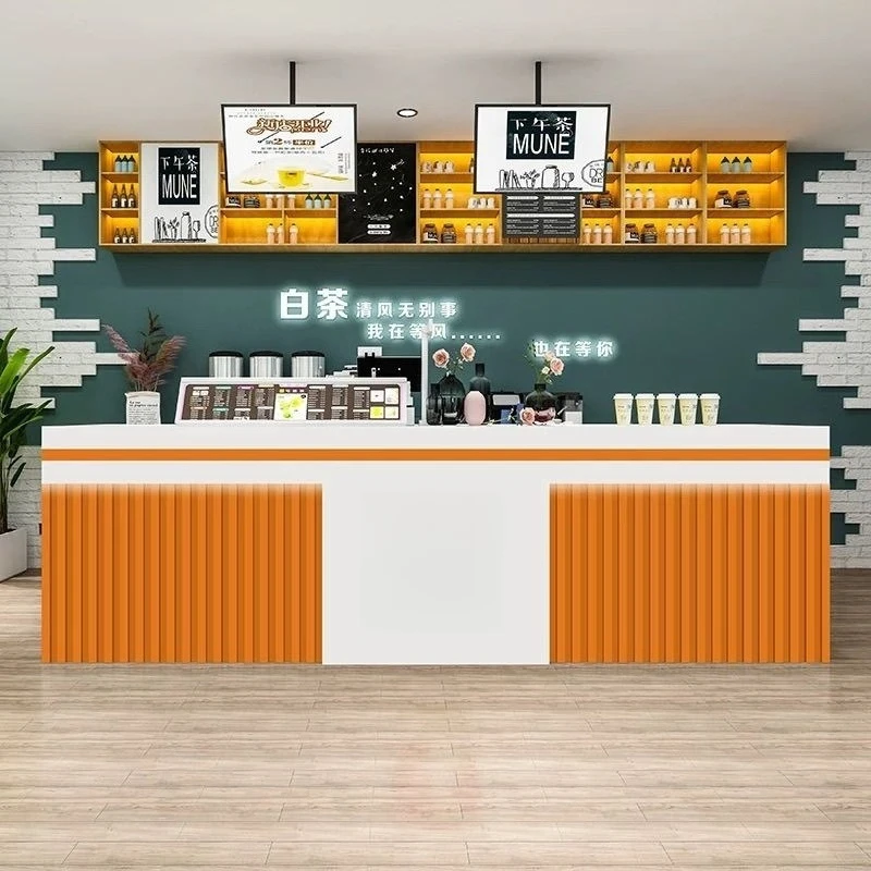 

Can checkout page Milk tea cake shop restaurant small bar counter shop commercial front desk