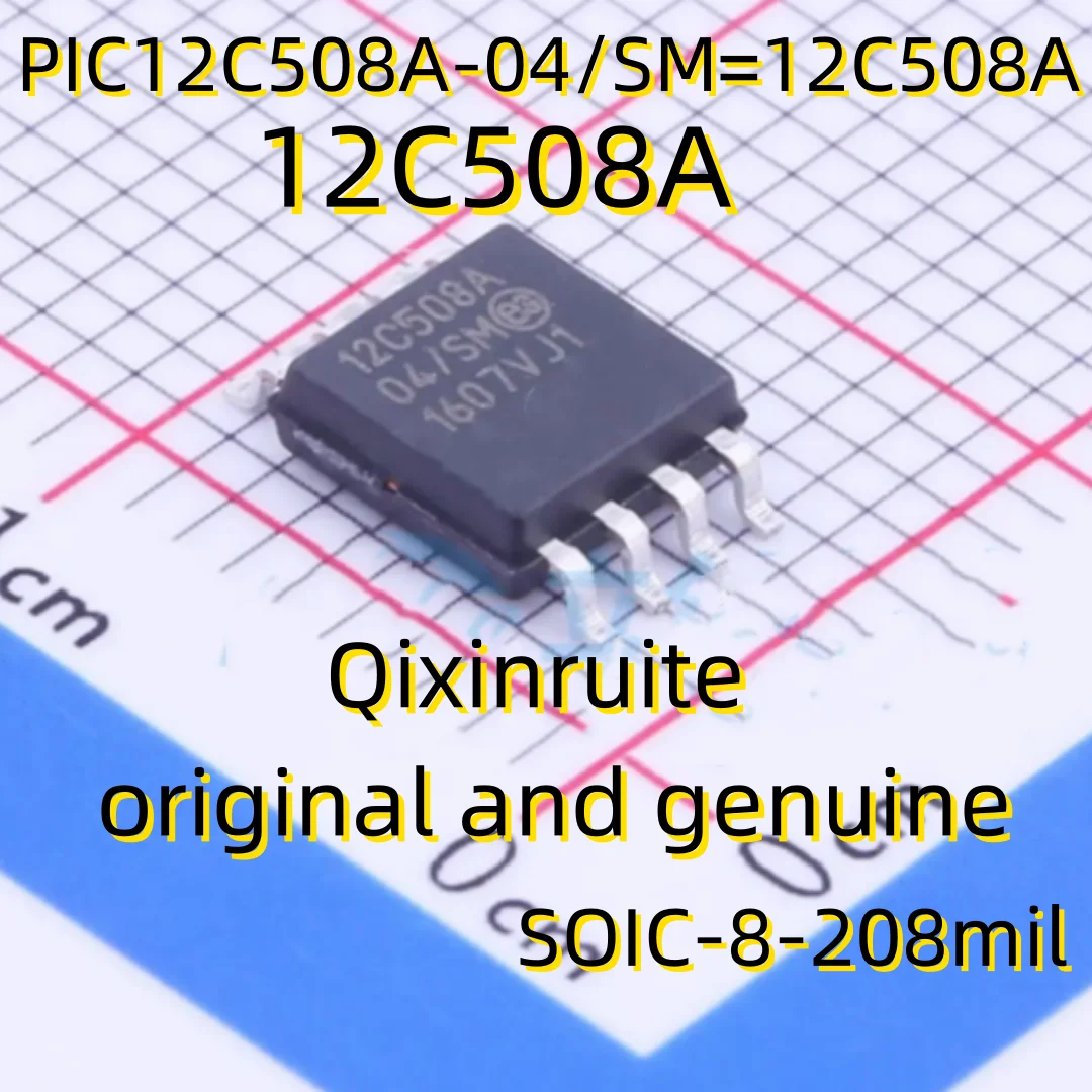 Qixinruite   Brand new original PIC12C508A-04/SM=12C508A SOIC-8-208mil microcontroller chip