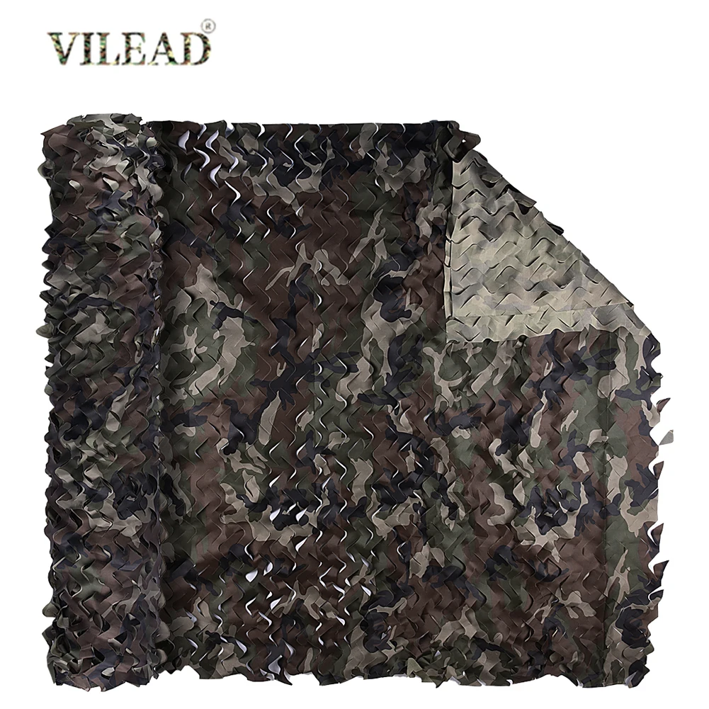 Vilead Camouflage Net Pergola Yard Home Decoration Mesh Cover Blind for Hunting Sun Shade Party Camping Outdoor Camo Netting