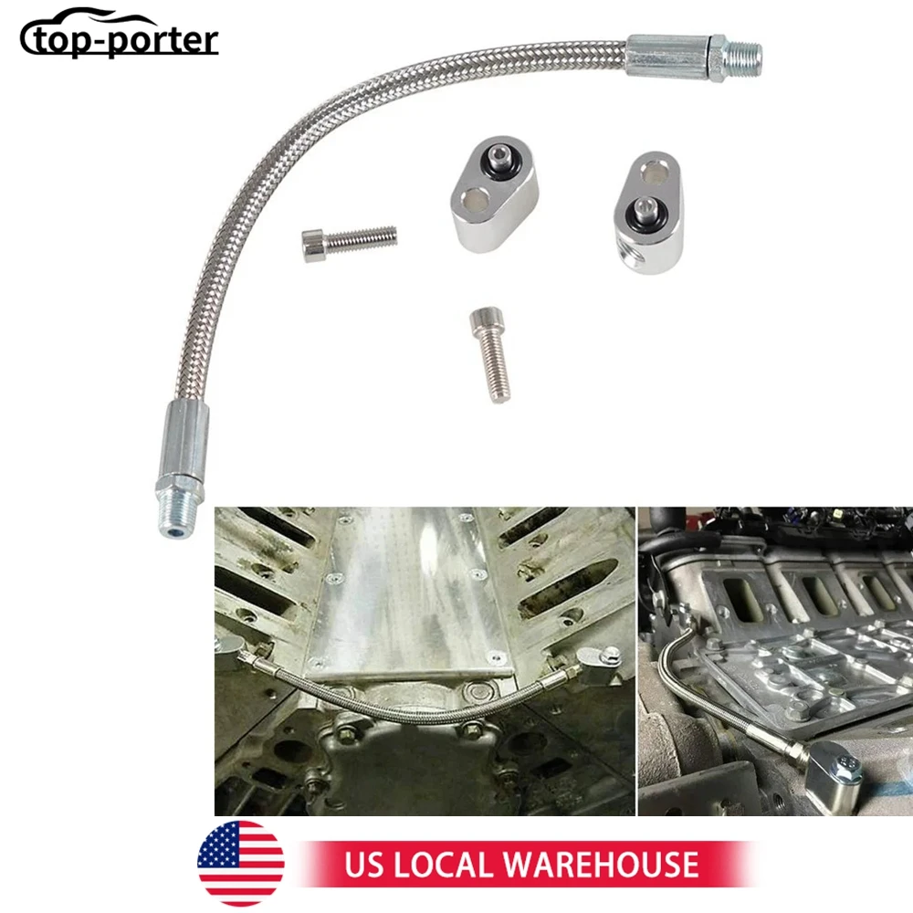 

LS Головка блока цилиндров Охлаждающая жидкость Корпус дроссельной заслонки Комплект алюминиевых шлангов для двигателей серии GM LS LS LS1 LM7 LR4 LQ4 LS6 L59 LQ9 LM4