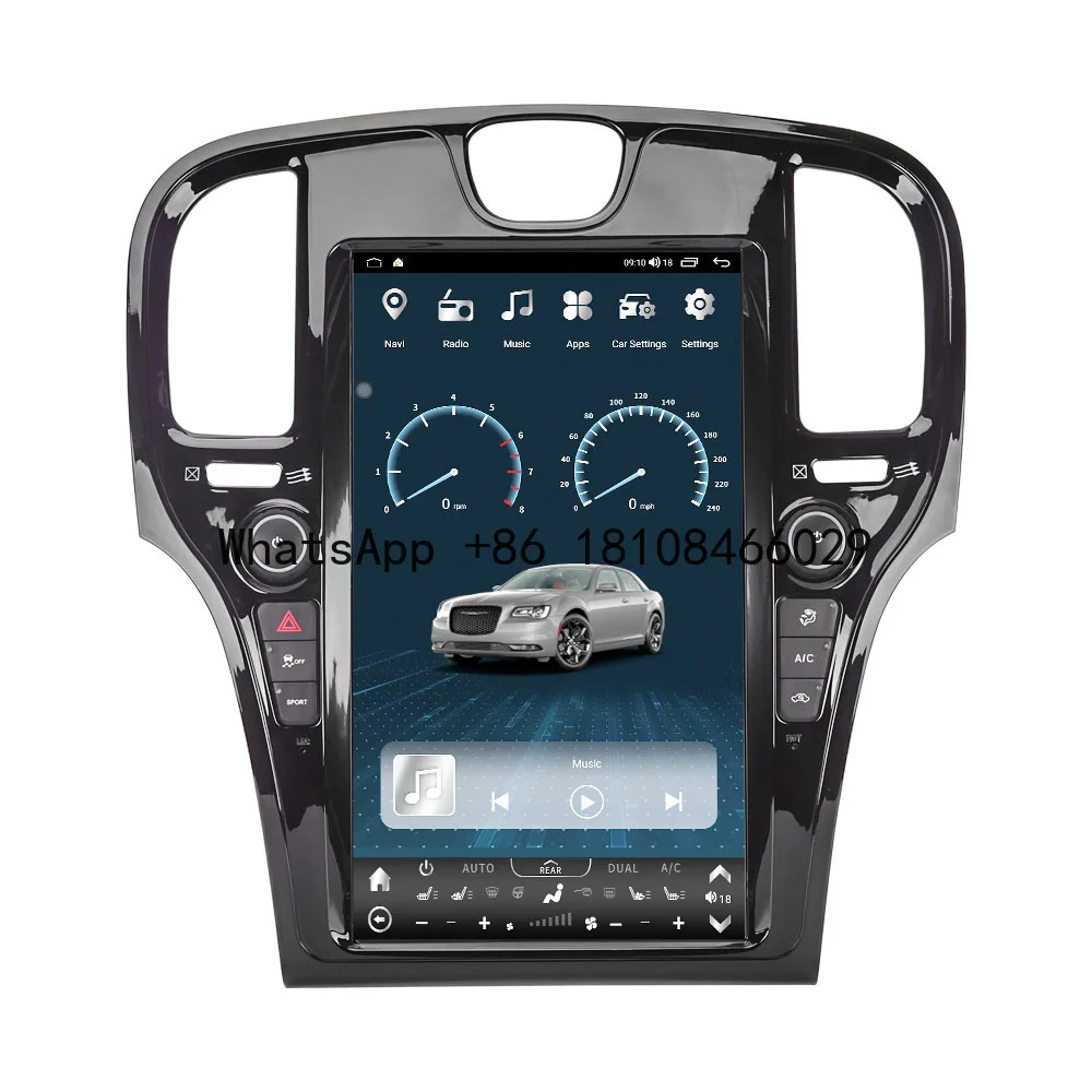 

13.6 Inch Car Dvd Player Android Radio Touch Screen Gps Navigation Carplay for Chrysler 300C 2013-2019