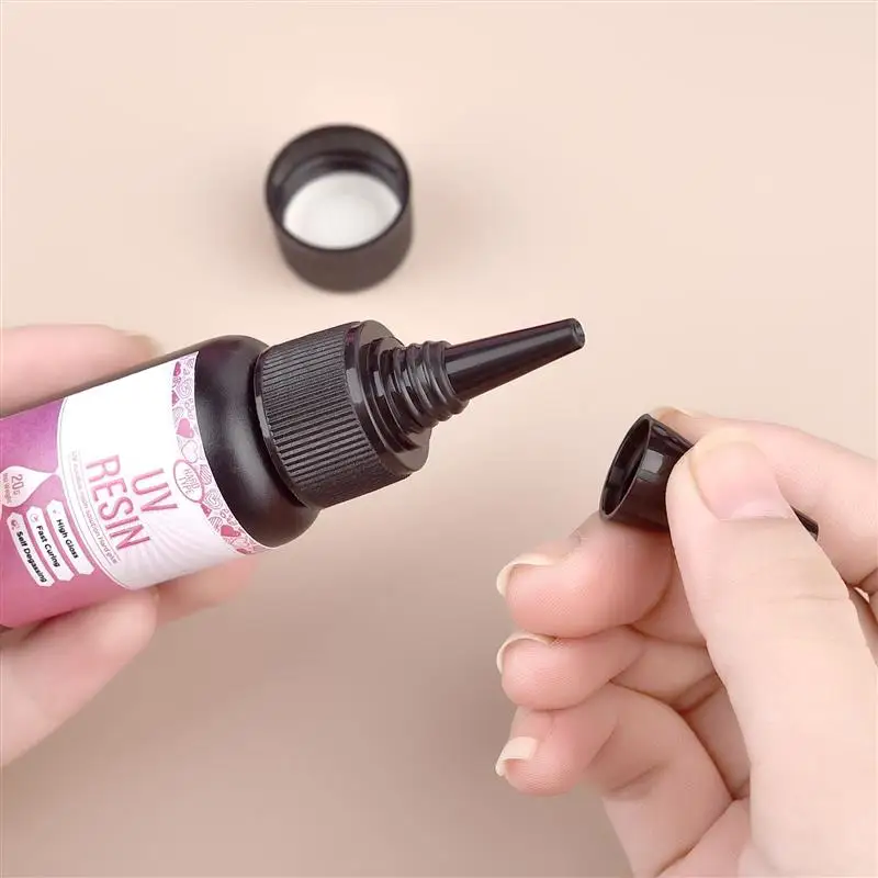 20g/50g/100g/200g/500g/1000g UV klej z żywicy epoksydowej DIY tworzenia biżuterii wysoka przezroczystość szybkoschnący klej o wysokiej twardości lampa UV — zdjęcie 3