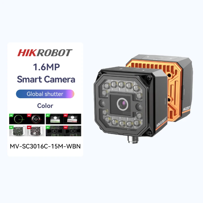 

HIKROBOT MV-SC3016C-15M-WBN Оригинальная камера видения с датчиком, промышленная камера с глобальным затвором
