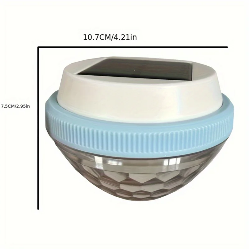ABBO-lumières flottantes LED à énergie solaire, étanches, 7 Modes de changement de couleur, 2 pièces pour piscines, fontaines, éclairage de jardin