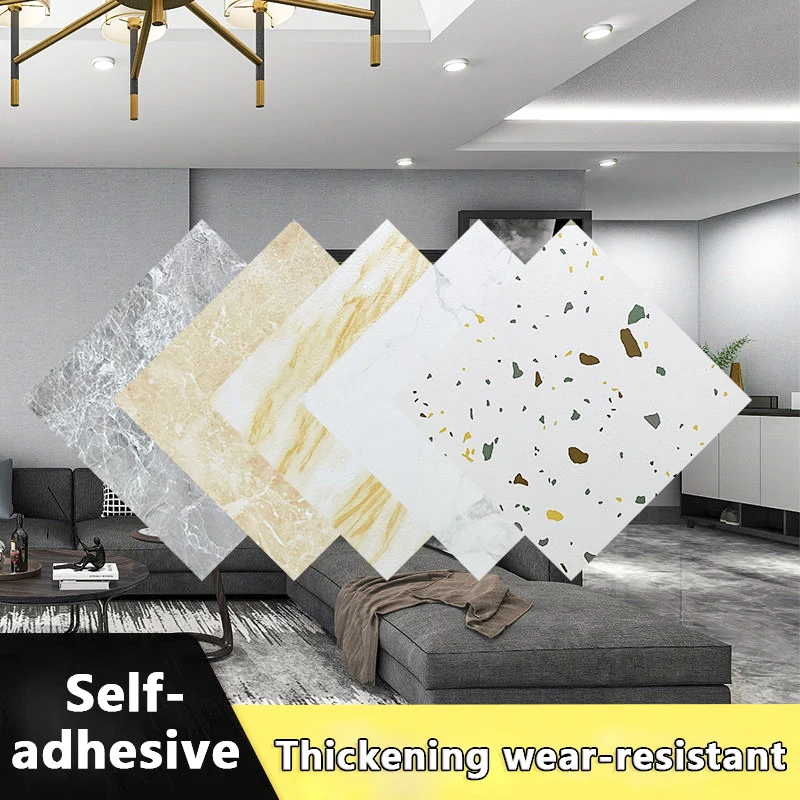 Aluminum Plastic Panel Wall Stickers Self-adhesive Imitation Ceramic Tile Wall Panels Waterproof Marble Sticker Wall Stickers