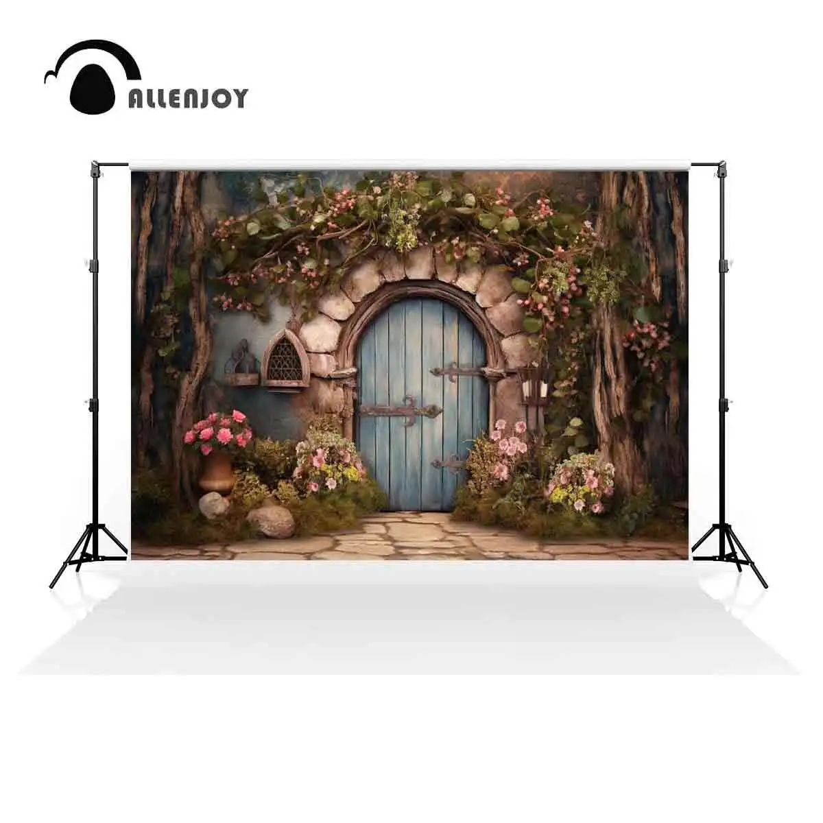 Allenjoy Spring Fairy Cottage Backdrop