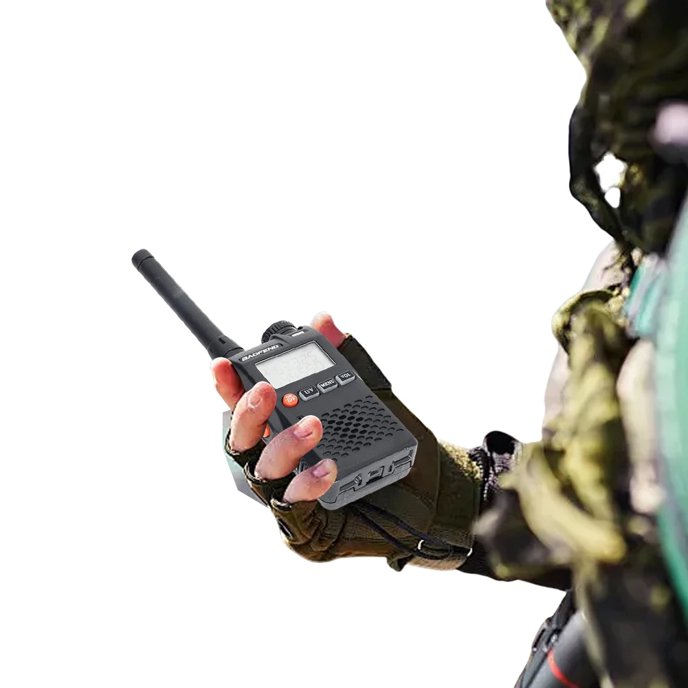 Baofeng-双方向ラジオ,UV-3R, 136-174mhz,400-470mhz,ポケットウォーキートーキー,デュアルディスプレイハム,fmトランシーバー,99チャンネル