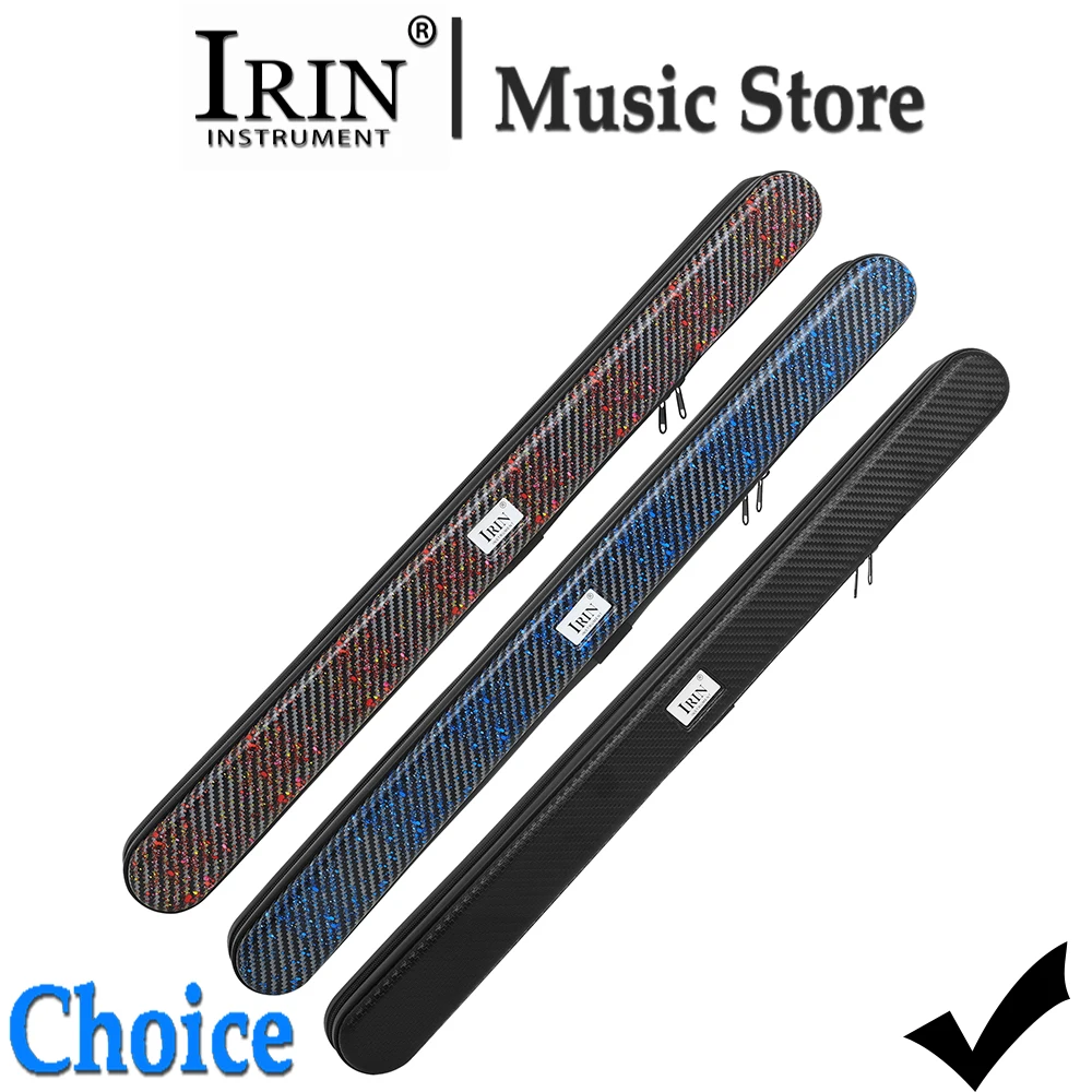 IRIN 4/4 Violin Bow Case Carbon Fiber Black Red Blue Fiddle Bow Box Hard Shell Violin string Instrument Parts & Accessories