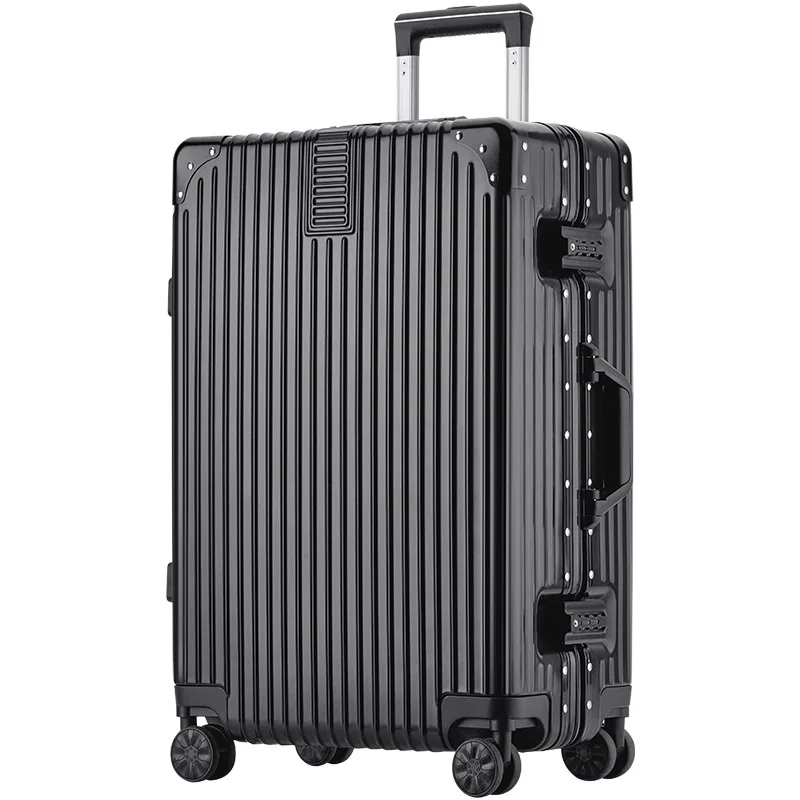 

Large capacity aluminum frame suitcase, multi-functional trolley case 28 inches, universal wheel
