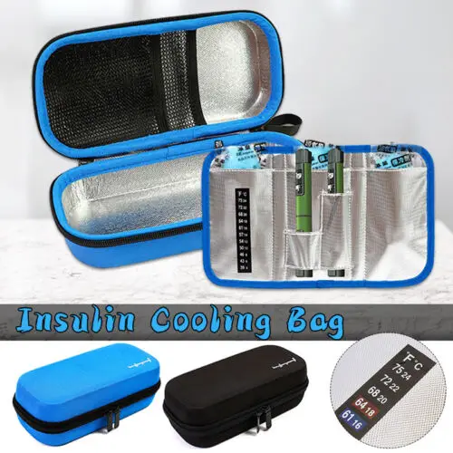 

Diabetic Pocket Insulin Cooling Bag Pill Protector Medicool Daily Insulin Cooler Pouch Without Gel Insulation Waterproof Oxford