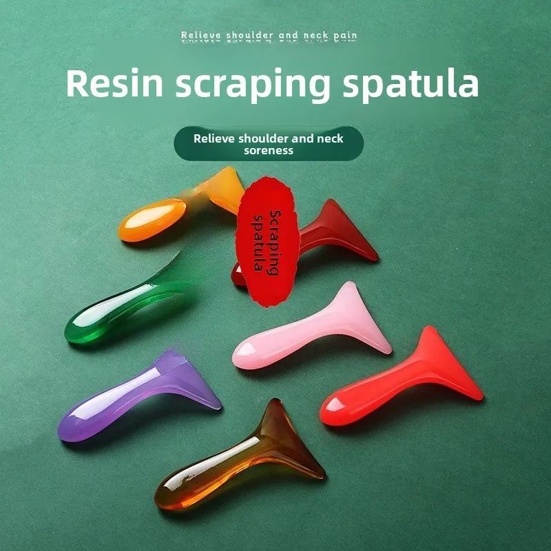 

Ergonomic Curved Gua Sha Tool - Professional Neck, Shoulder & Back Massager, Full Body Meridian Scraping & Muscle Relief Board