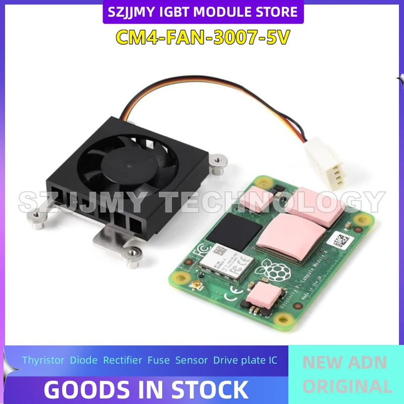NUOVO ORIGINALE IN MAGAZZINO Modulo di elaborazione Raspberry Pi CM4 ventola di raffreddamento dedicata 3007 5 V/12 V adesivo di raffreddamento a basso rumore