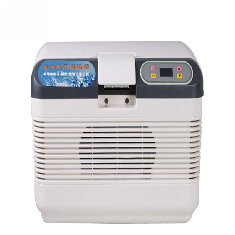 AC 220V  12L Portable Thermoelectric Cooling Drug Sperm & Pig Nursery / Rabbit / Tempered Mouse Cool Box Car Fridge Freezer