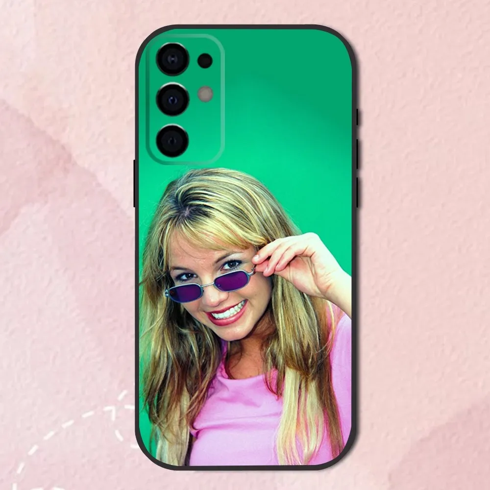 Singer B-Britney S-Spears Phone Case For Samsung S24,S21,S22,S23,S30,Ultra,S20,Plus,Fe,Lite,Note,10,9,5G Black Soft Cover