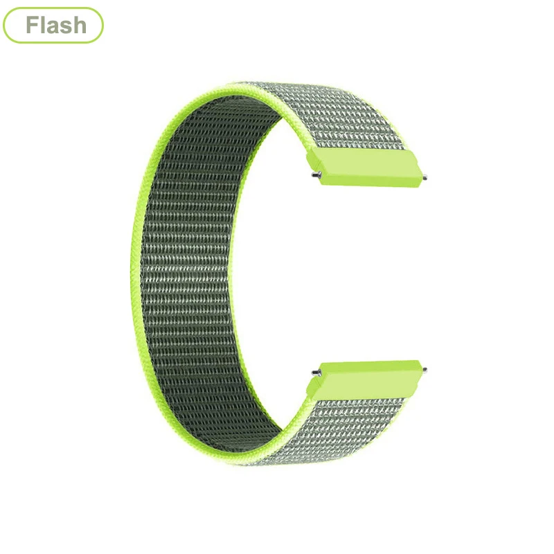 18MM Nylon Loop Band For Xiaomi Mi Smart Watch Straps Women Sports Bracelet For Garmin Vivoactive 4S/Venu 2s Correa Wristband