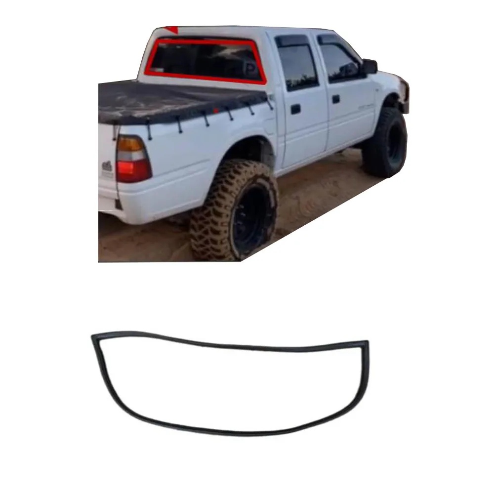 

1 Pieces Rear Windows Rubber for Isuzu Pickup 1991-1996 Tail Rubber Glass Protecto Decoration Weather Strip for TFR Truck