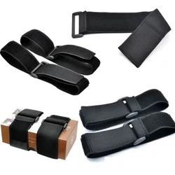 5Pcs Elastic Reverse Buckle Magic Nylon Elastic Band Hook Loop Cable Ties Hook Loop Straps Sticky Fastener Tape