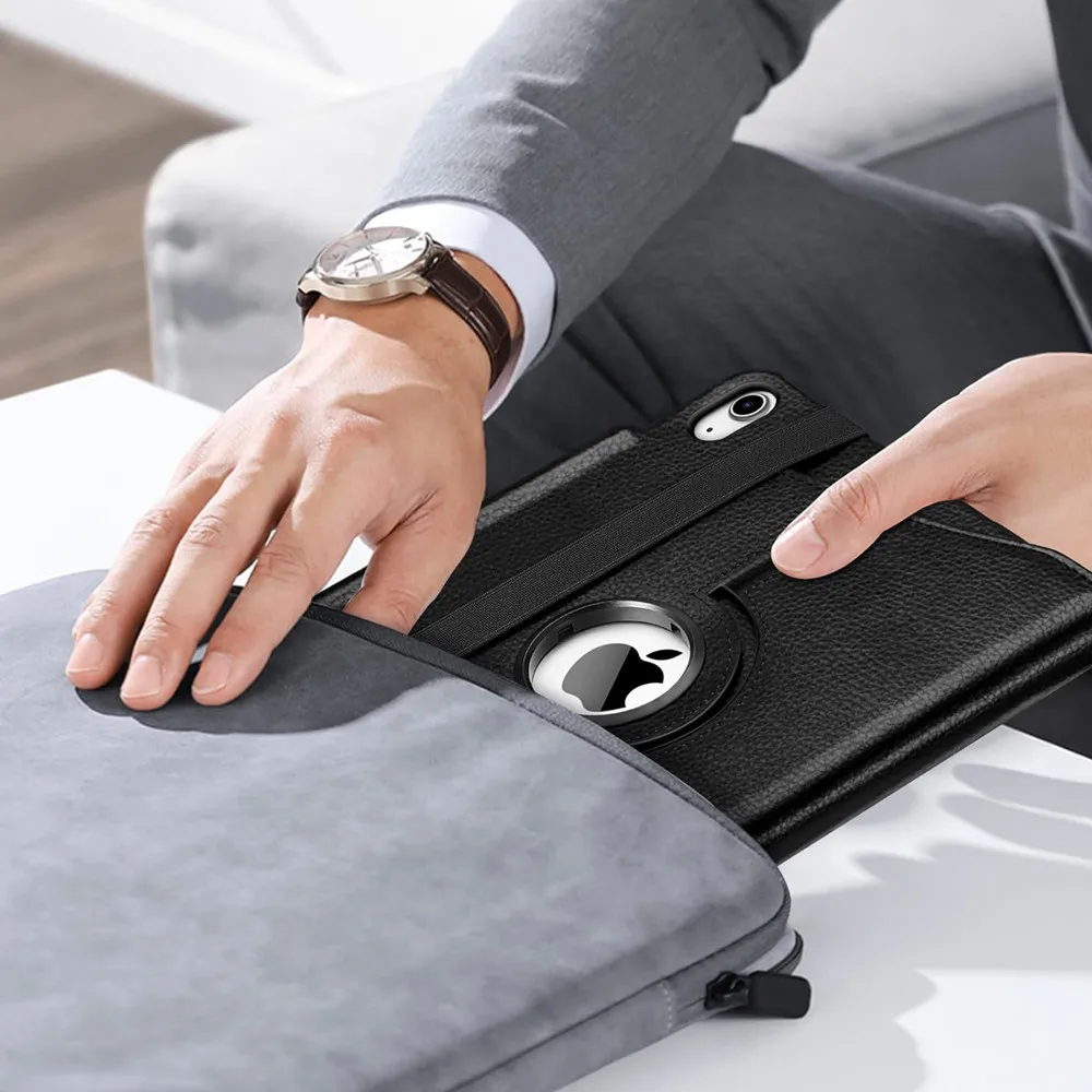 حافظة جلدية دوارة لجهاز iPad Air 11 13 2024 2025 Mini 3 4 5 6 Pro 11 9.7 10.2 2019 2020 2021 Air 1 2 3 4 5 غطاء لوحي ذكي #6