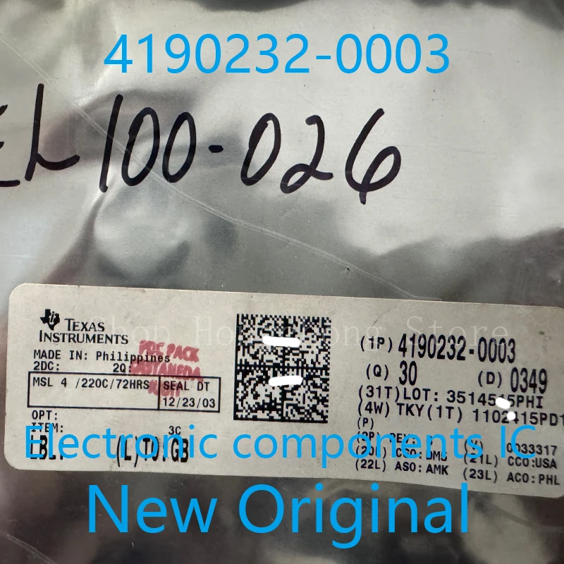 New Original 4190232-0003 4190232 MARKING BGA TI IC CHIP 1PCS