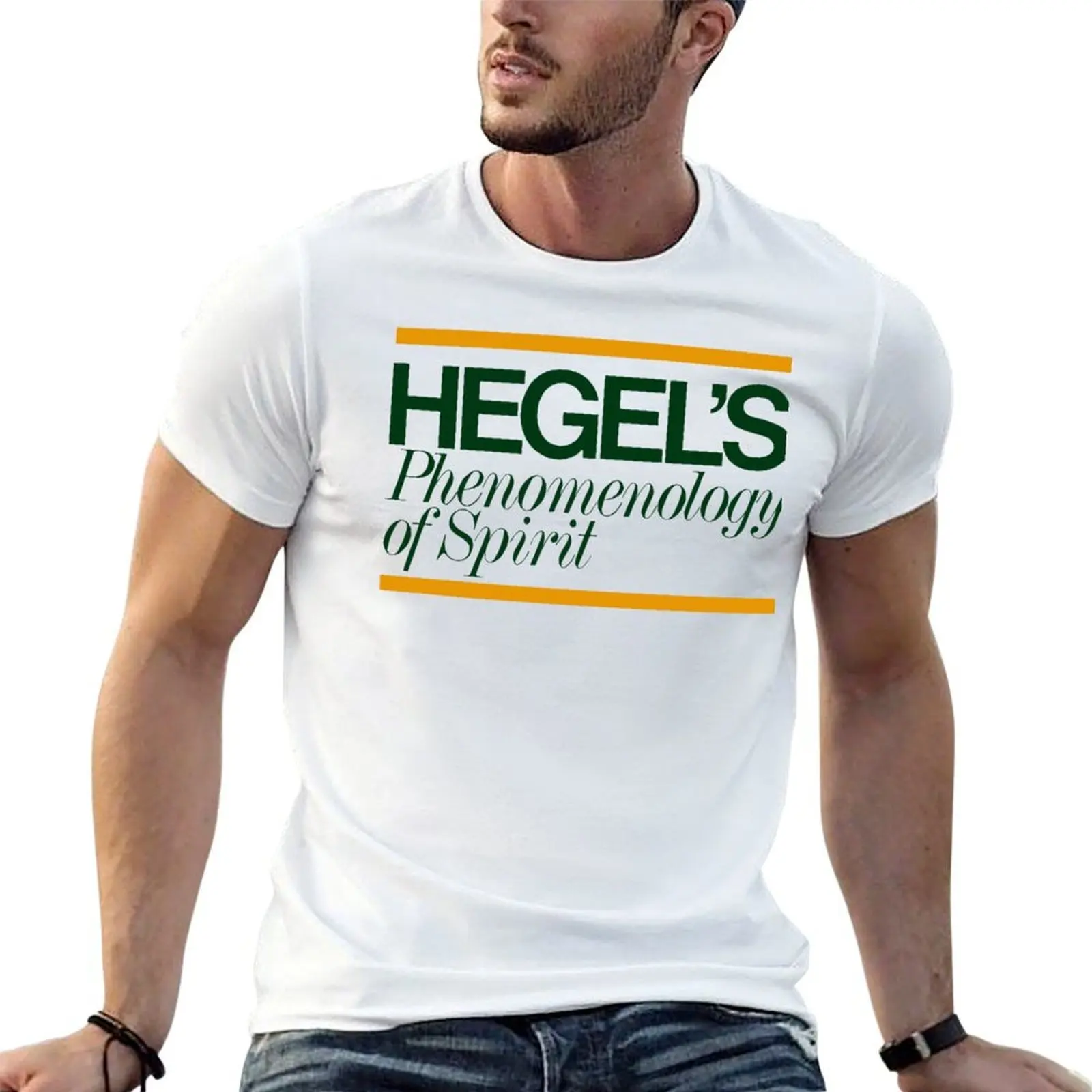 Fenomenología del Espíritu de Hegel - Camiseta con diseño de la portada del libro, estética, filosofía, dialectica, camisetas para hombre, camiseta de algodón