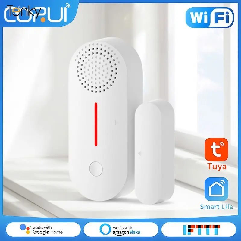 Türmagnetdetektor Überwachung Magnetischer Tür- und Fenstersensor Tuya Hub Erforderlicher Tuya Mini Wireless Sensor