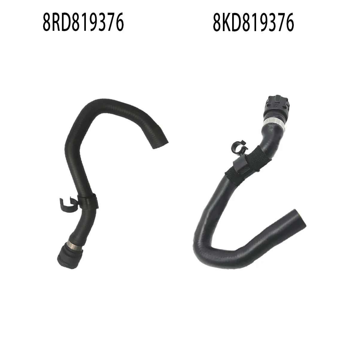 8RD819376 Coolant Water Hose Factory Stock High Quality For Audi Q5 8R 2008-2017 2.0T 3.0T Engine Cooling System Heater Hose