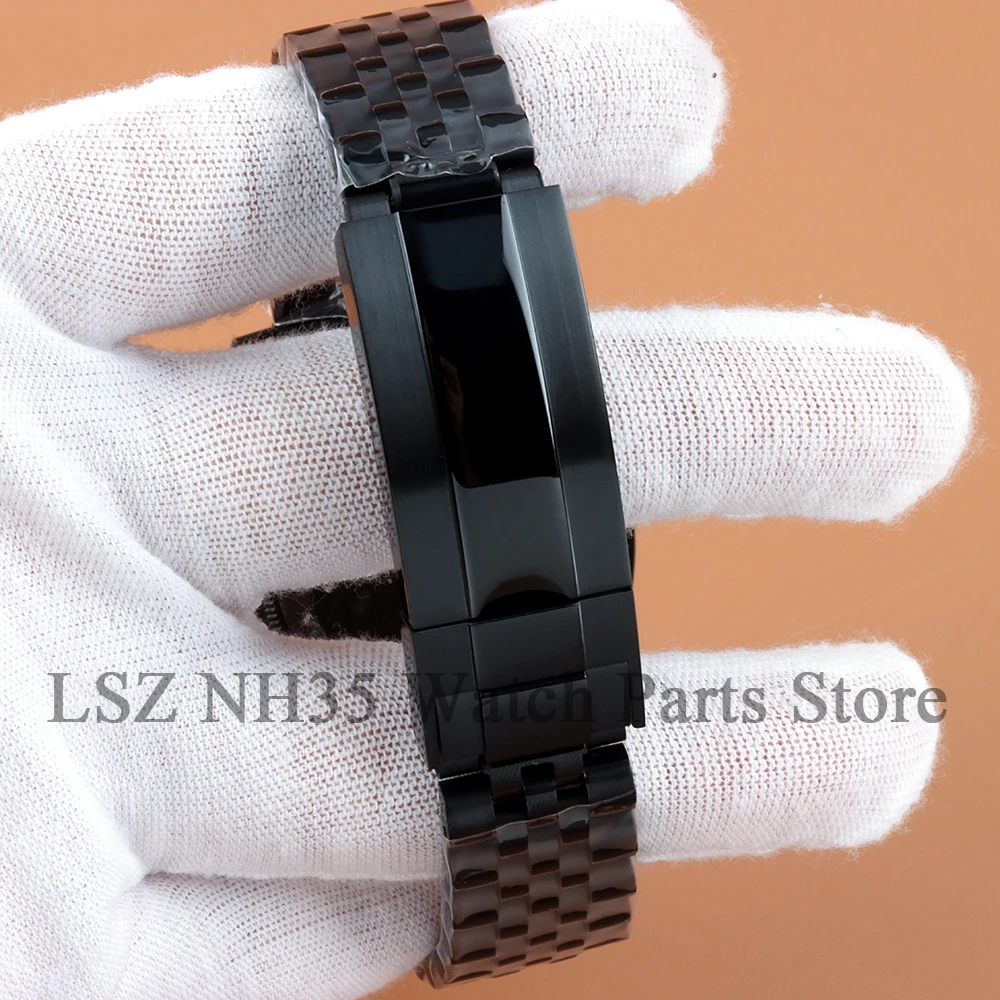 40 مللي متر حافظة سوداء اليوبيل سوار صالح يخت ماستر GMT الفرعية الياقوت الزجاج ساعة رجالي لحركة NH34 NH35 NH36 NH38