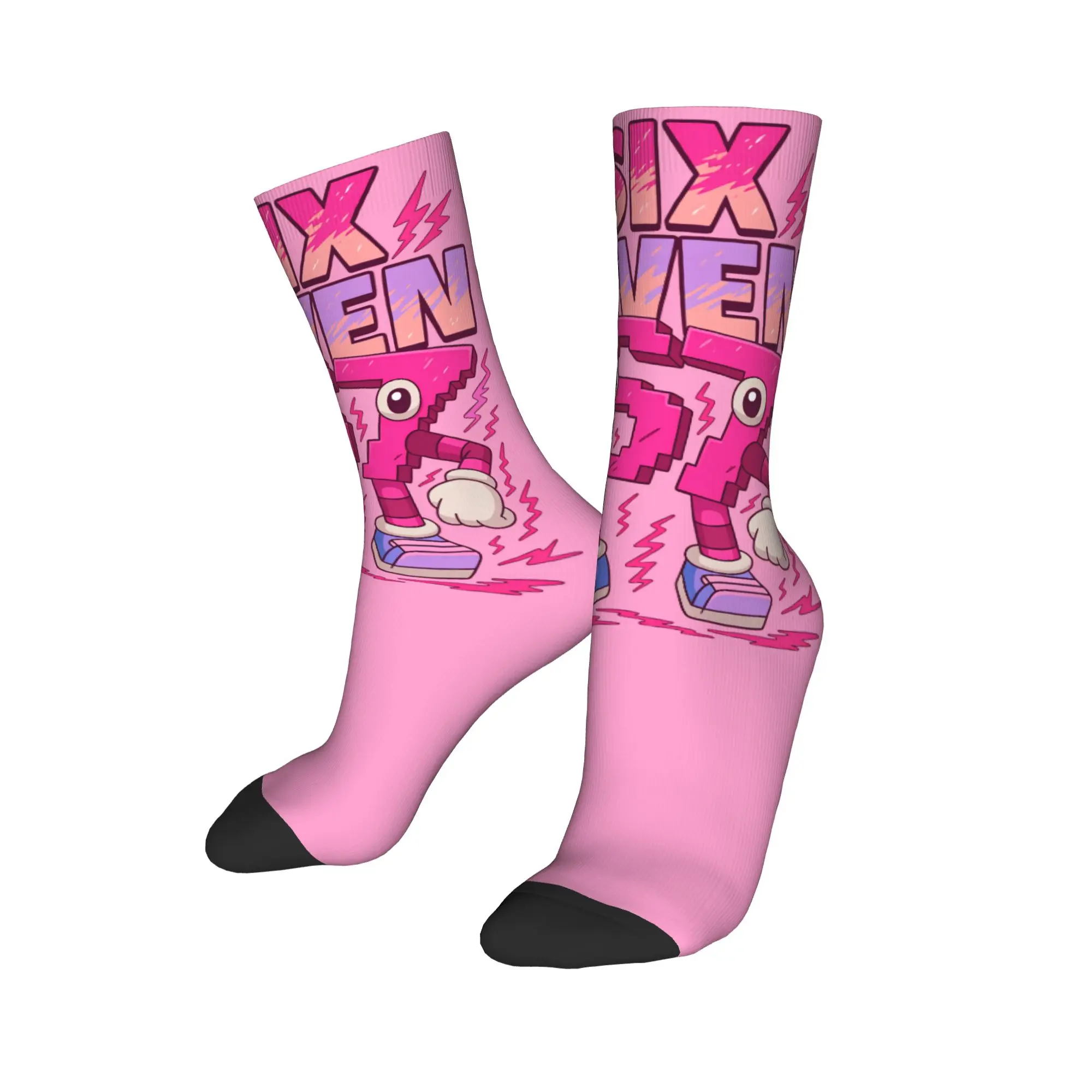 

Модные мужские носки, новинка, носки Six Seven Meme 67, носки Brainrot, женские носки высокого качества, весна-лето, осень-зима,